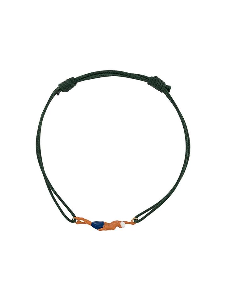 Aliita Diver Figure Bracelet - Green