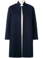 Loro Piana - Reversible Coat - Women - Cotton/lamb Skin/polyamide/spandex/elastane - S, Blue, Cotton/lamb Skin/polyamide/spandex/elastane