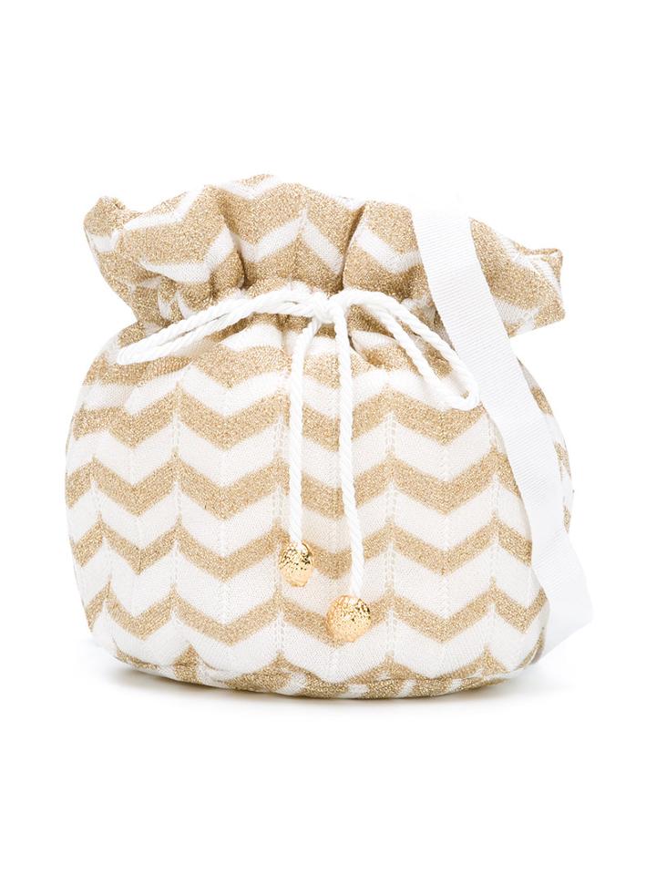 Missoni Kids Chevron Pattern Purse, Girl's, Beige
