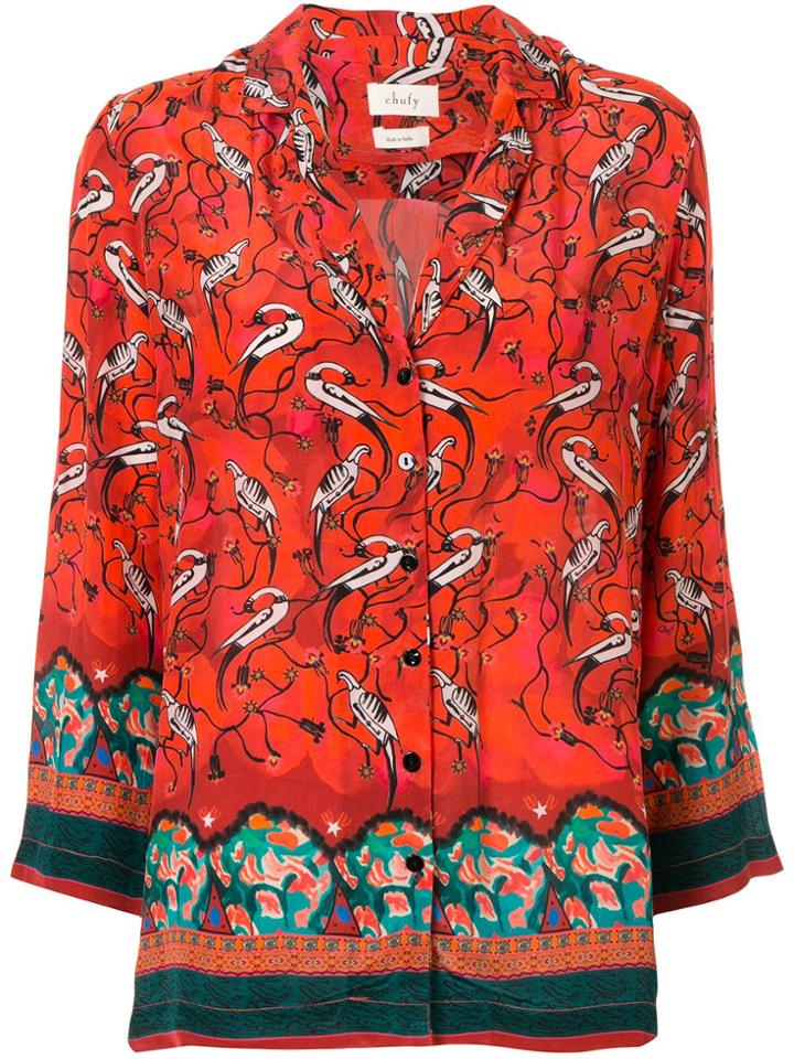 Chufy Najima Printed Shirt - Orange