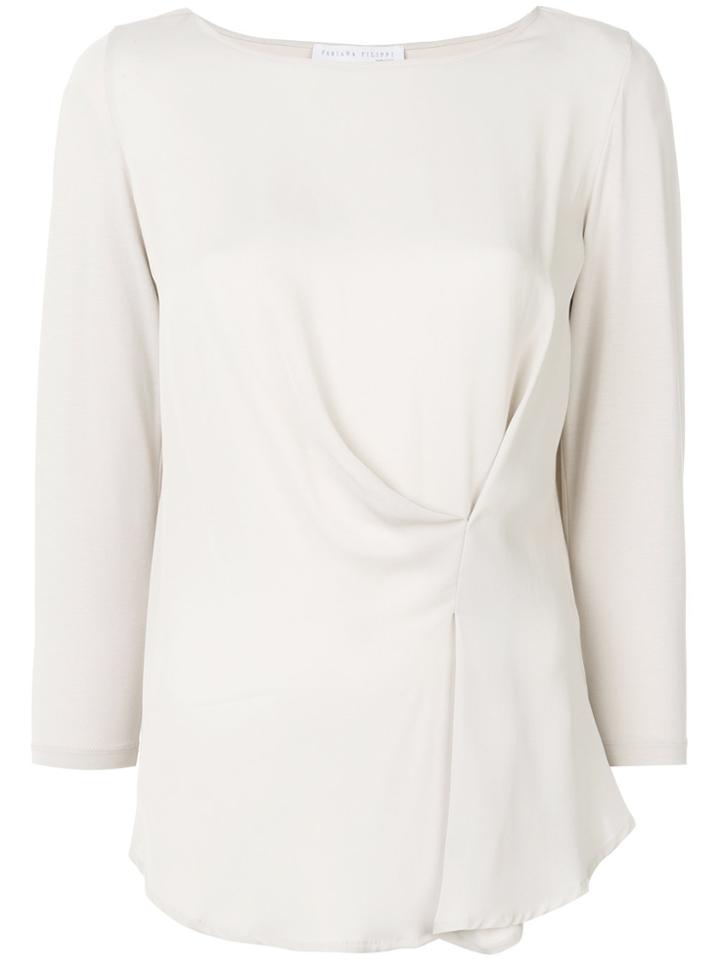 Fabiana Filippi Classic Fitted Top - Nude & Neutrals