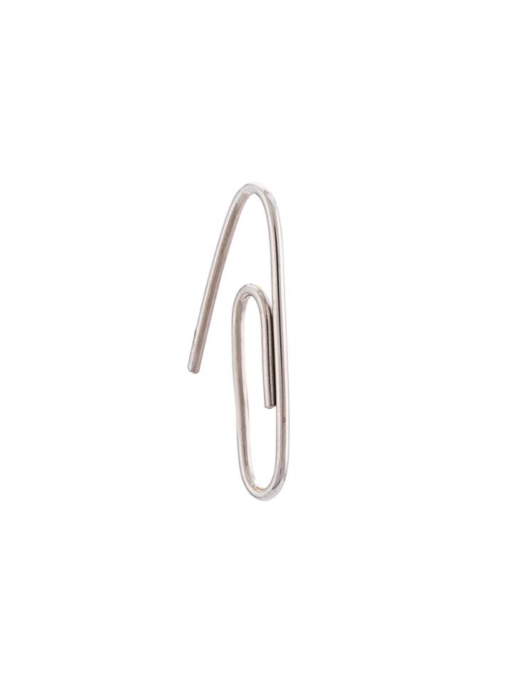 Biis Staple Shaped Earrings - Grey