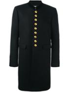 Saint Laurent Velvet Collar Officer Coat