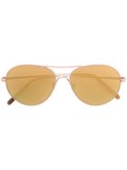 Oliver Peoples - 'rockmore' Sunglasses - Unisex - Metal - 58, Yellow/orange, Metal