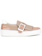 Sergio Rossi Slip-on Sneakers - Nude & Neutrals