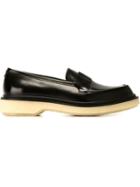 Adieu Paris Type 59 Loafers, Women's, Size: 38.5, Black, Calf Leather/leather/rubber