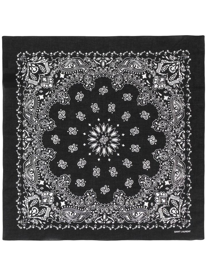 Saint Laurent Classic Square Scarf - Black