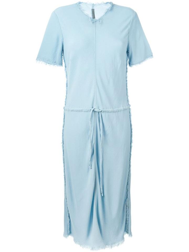 Raquel Allegra Raw Edge T-shirt Dress