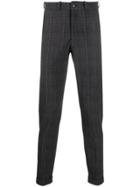 Rrd Tailored Check Pattern Trousers - Black