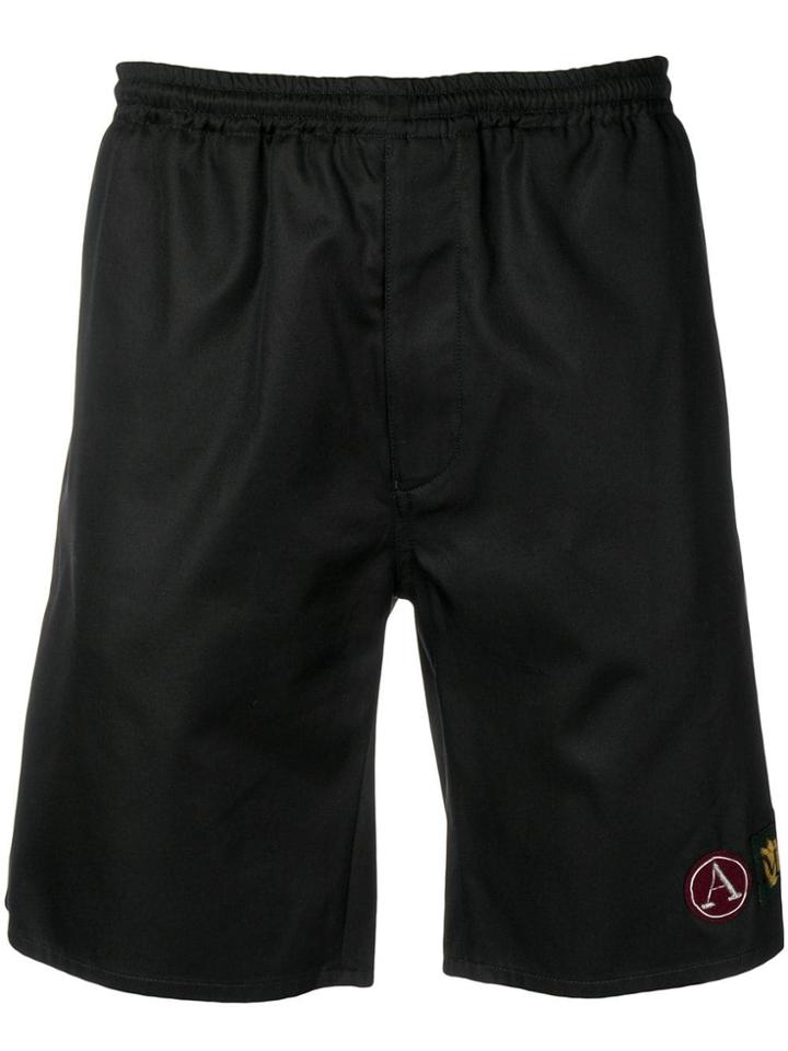 Alexander Mcqueen Logo Shorts - Black