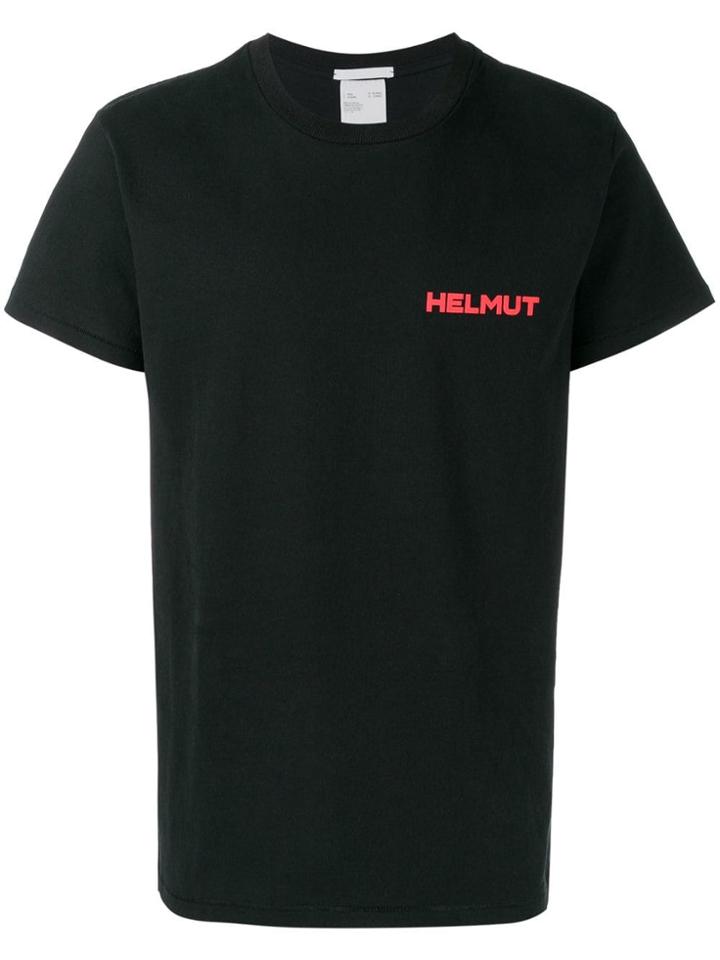 Helmut Lang Contrast Logo T-shirt - Black