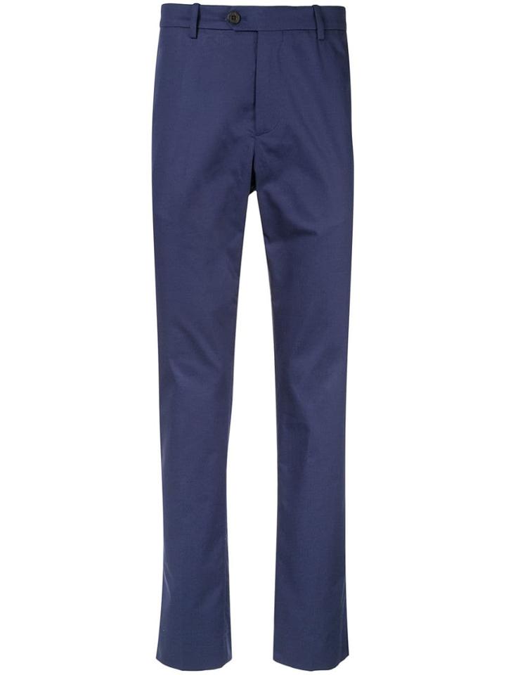 Gieves & Hawkes High-waisted Chinos - Blue