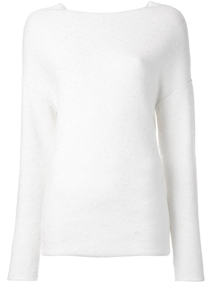 Stella Mccartney Speckled Jumper - White