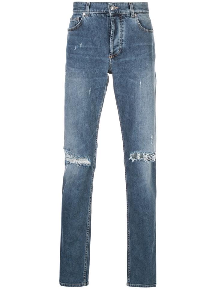 Givenchy Destroyed Jeans - Blue