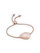 Monica Vinader Siren Nugget Cocktail Chain Rose Quartz Bracelet - Pink