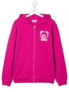 Moschino Kids Toy Bear Bomber Jacket - Pink