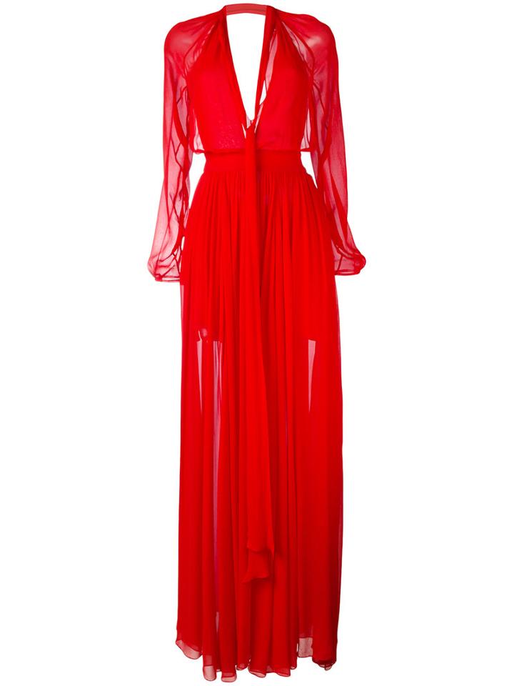 La Mania Monne Dress, Women's, Size: 38, Red, Viscose