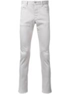 Kazuyuki Kumagai Skinny Trousers, Men's, Size: 2, Grey, Cotton/polyester/polyurethane