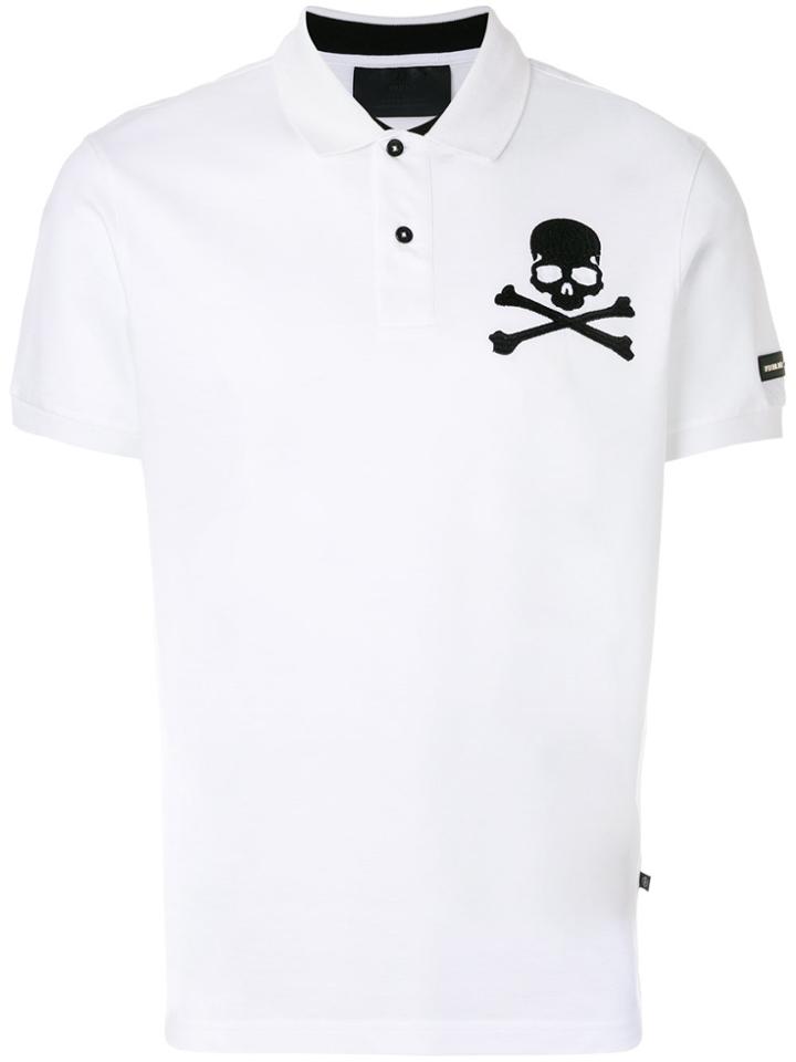 Philipp Plein Double Colors Polo Shirt - White