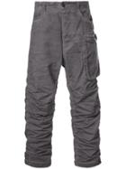 G-star Raw Research Gathered Design Cropped Trousers - Grey