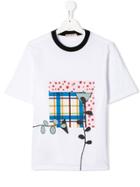 Marni Kids Graphic Print T-shirt - White