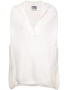 Maiyet Hooded Blouse, Women's, White, Cashmere
