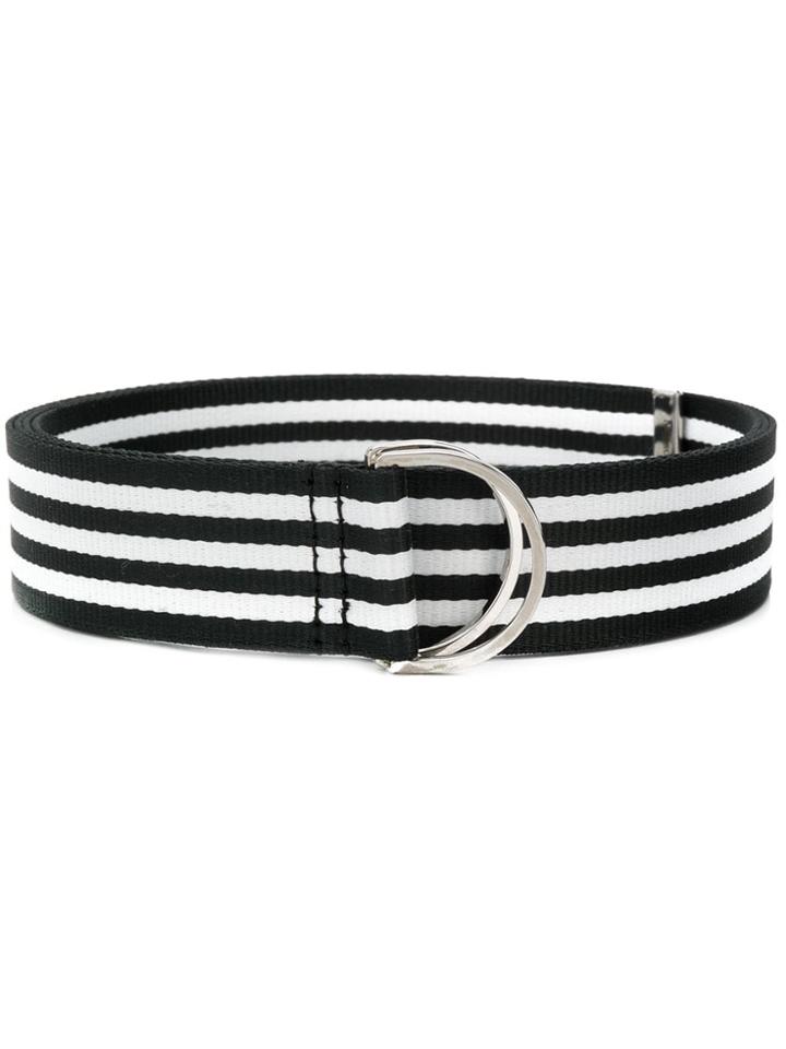 Maison Margiela Striped Belt - Black