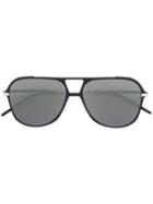 Dior Eyewear Aviator Frame Sunglasses - Black