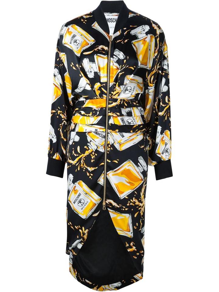 Moschino Perfume Bottle Print Dress