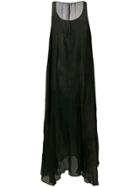 Uma Wang Sheer Shift Dress - Black