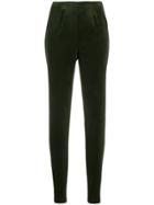 Holland & Holland Satin Skinny Trousers - Green