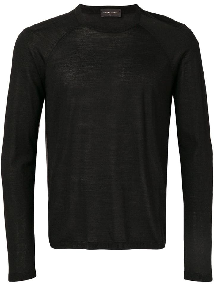 Roberto Collina Lightweight Sweater - Black
