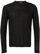 Roberto Collina Lightweight Sweater - Black