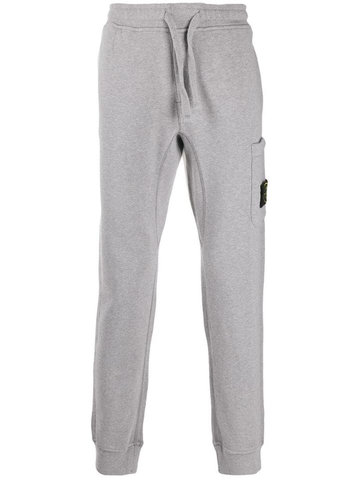 Stone Island Compass Badge Track Pants - Grey