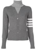 Thom Browne Striped Armband Sweater - Grey