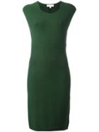 Michael Michael Kors Fitted Jacquard Dress - Green