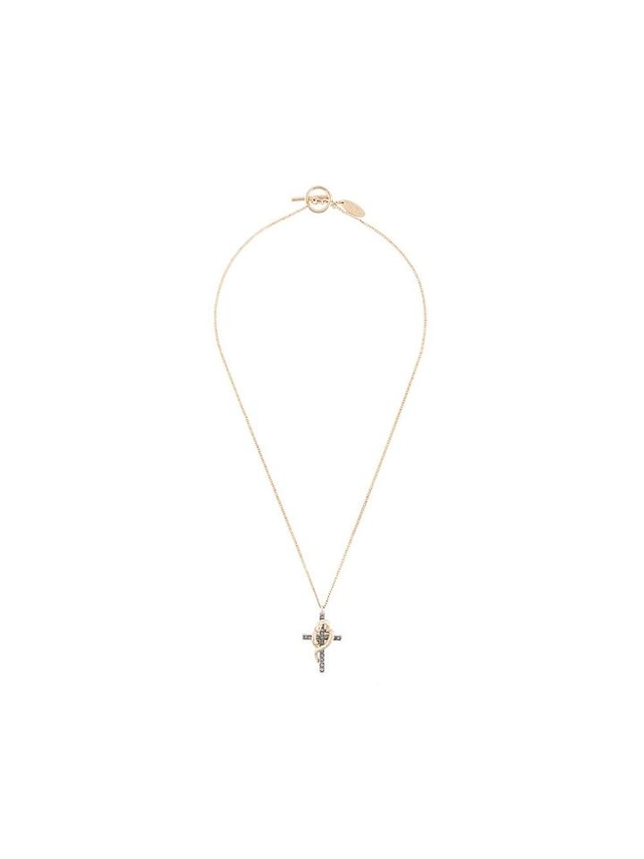 Roberto Cavalli 'snake Cross' Necklace