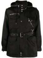 Alexander Mcqueen Utility Parka Coat - Black