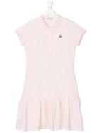 Moncler Kids Short Sleeve Dress - Pink & Purple