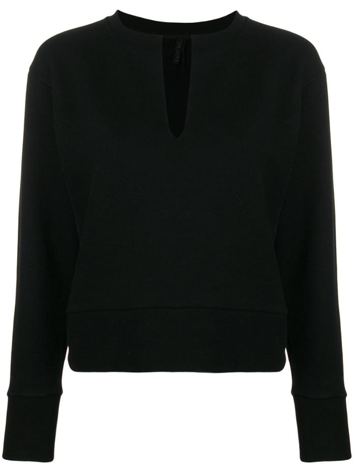 Unravel Project V-neck Sweatshirt - Black