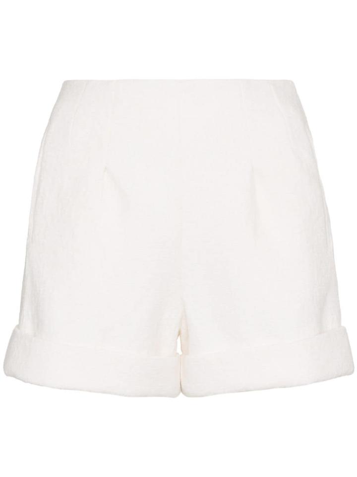 Cult Gaia Shadi Turn-up Shorts - White