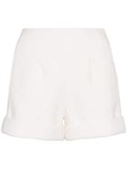 Cult Gaia Shadi Turn-up Shorts - White