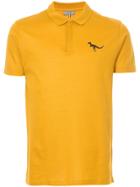 Lanvin Embroidered Dino Polo Shirt - Yellow & Orange