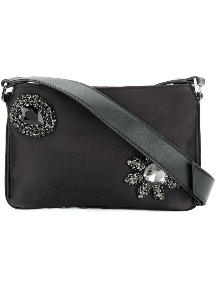 Pinko Canello Crossbody Bag - Black