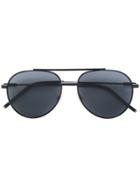 Fendi Eyewear Classic Aviator Sunglasses - Black