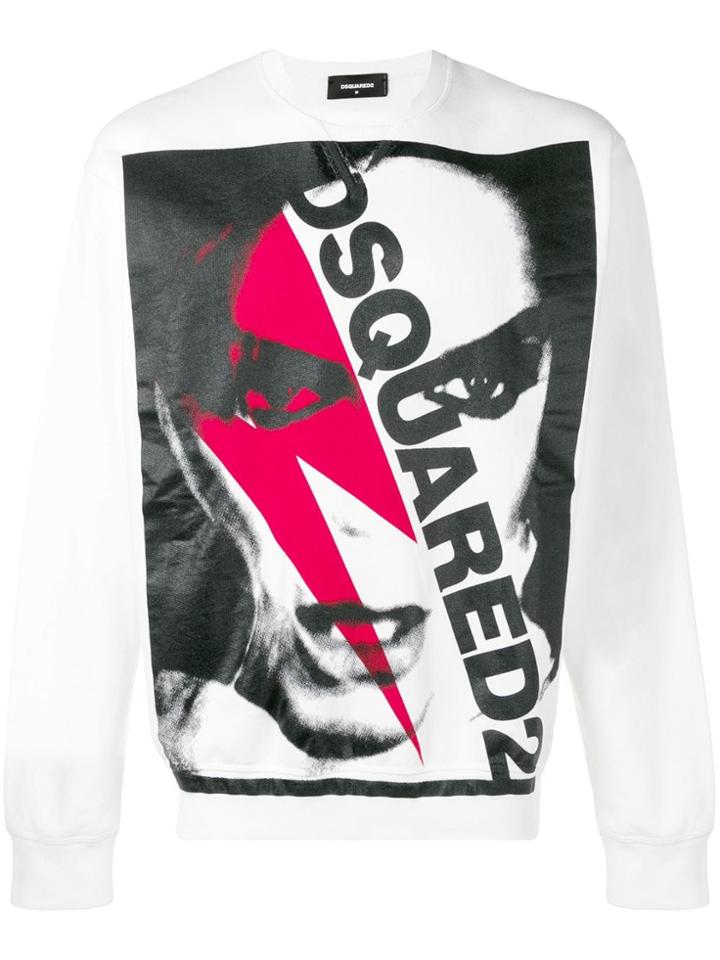 Dsquared2 Crew Neck Sweater - White