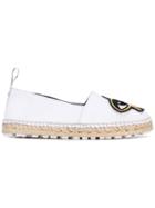 Kenzo K Patch Espadrilles - White
