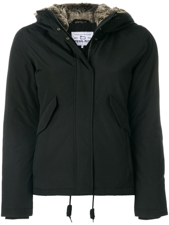 Woolrich Zipped Fitted Jacket - Black