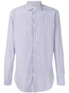 Aspesi Striped Fitted Shirt - Blue