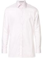 Gieves & Hawkes Striped Long-sleeve Shirt - Pink